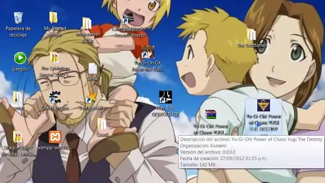 como descargar Yu Gi Oh! Power of Chaos YUGI THE DESTINY en español latino