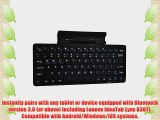 Cooper Cases(TM) K2000 Lenovo IdeaTab Lynx K3011 Bluetooth Keyboard Dock in Black (US English