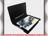 Apple iPad Air Piel Frama Black Lizard Magnetic Leather Cover
