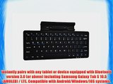 Cooper Cases(TM) K2000 Samsung Galaxy Tab S 10.5 (AMOLED) / LTE Bluetooth Keyboard Dock in