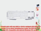 Cooper Cases(TM) Touchpad K5000 Acer Iconia Tab A100 A101 A110 A200 A210 Tablet Bluetooth Keyboard