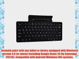 Cooper Cases(TM) K2000 Google Nexus 10 (by Samsung) (P8110) Bluetooth Keyboard Dock in Black