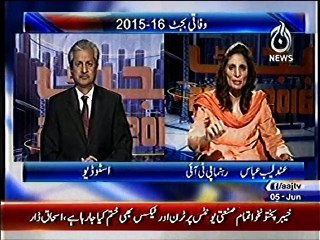 Dr. Abid Suleri on AAJ TV Budget Program 05-06-15