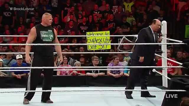 WWE Raw 6/22/15 - Brock Lesnar's Apology (HDTV)