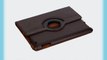 Ctech 360 Degrees Rotating Stand (Brown) Pu Leather Case Rotating Stand for the New Ipad/ipad3