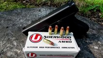 9mm  P  Underwood Gold Dot 124 gr Ammo Gel Test