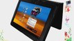 Samsung Galaxy Tab 10.1 Piel Frama Black Magnetic Leather Cover