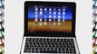 Goliton? Black Aluminum Wireless Bluetooth Keyboard Case for Samsung Galaxy Tab 10.1 inch P7510