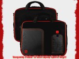 Red Pindar Ultra Durable 17 inch Tactical Messenger bag for your Dell Inspirion 17R Red Ultrabook