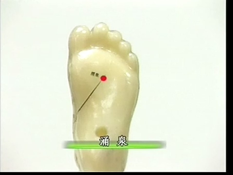 DIY 高血压病的家庭保健推拿 (11) 涌泉穴