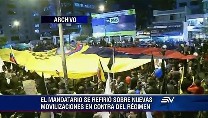 Presidente Correa prevé semana difícil tras anuncio de protestas