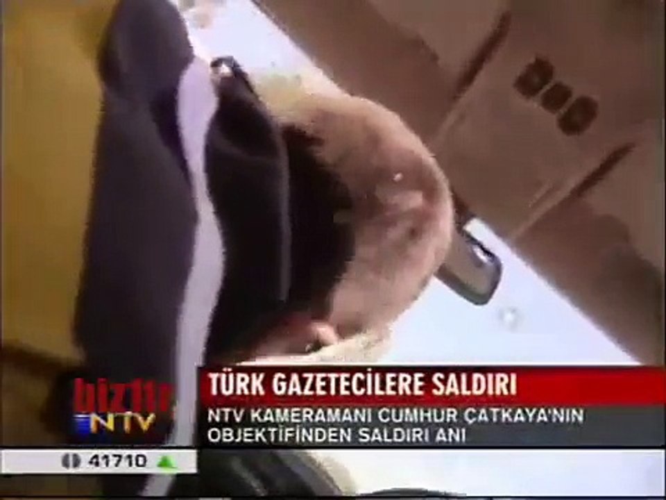Güney Osetya'daki saldırı anı...