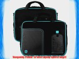 Aqua Blue Pindar Ultra Durable 17 inch Tactical Messenger bag for your Alienware M17X Aqua