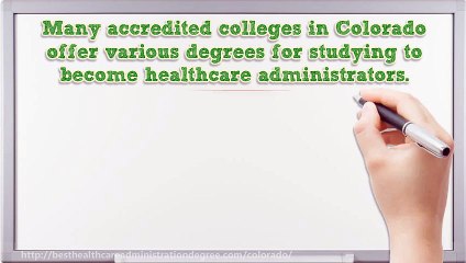 Healthcare Administration Degree in Colorado, CO