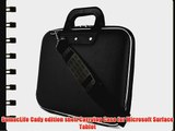 JET BLACK Ultra Cady Cube Durable Tactical Messenger Bag Case for Microsoft Surface 2 Pro 10.6'