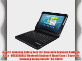 myBitti Samsung Galaxy Note 10.1 Bluetooth Keyboard Portfolio Case - DETACHABLE Bluetooth Keyboard