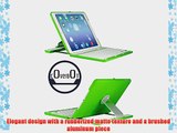 CoverBot iPad Air 2 Keyboard Case Station GREEN Bluetooth Keyboard For iPad Air 2. Folio Style