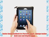 Twelve South BookBook for iPad mini black | Vintage leather book case and display stand