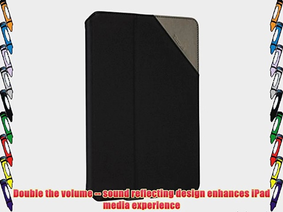 Targus MediaVu Sound-Enhancing Case and Stand for iPad Air 2 (THZ47303US)