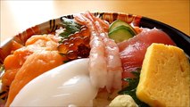 [ Japanese cuisine ] Eating Japanese food Washoku Sushi  KaisendonSashimi Bowl  海鮮丼