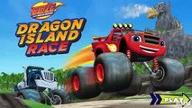 Blaze and The Monster Machines Dragon Island Race   Kids Games