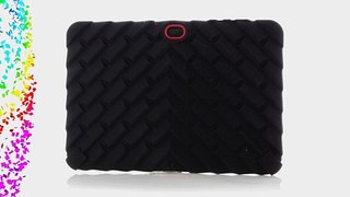 Samsung Galaxy Tab2 10.1 - Drop Tech - Ruggedized Case - Black - Red