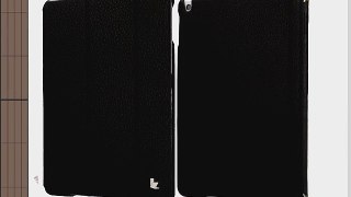 Jisoncase Executive Genuine Leather Smart Case for iPad Air Black (JS-ID5-01C10)