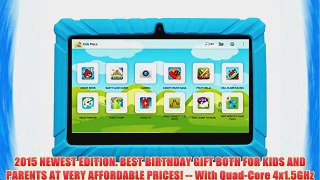 Contixo 7 Inch Quad Core Android 4.4 Kids Tablet HD Display 1024x600 1GB RAM 8GB Storage Dual