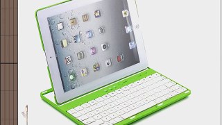 SUPERNIGHT 360 Degree Rotate Detachable Bluetooth Keyboard Sliding Cover Case for iPad 2 iPad