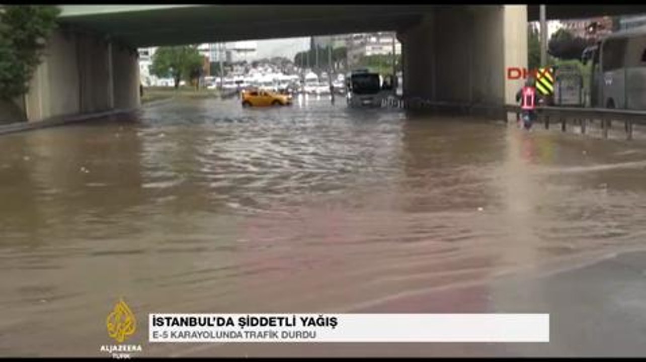 İstanbul'da şiddetli yağış
