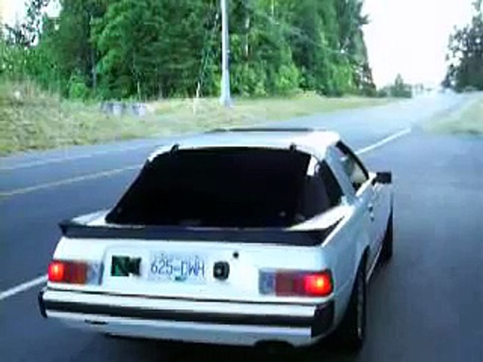 Mazda RX7 donuts