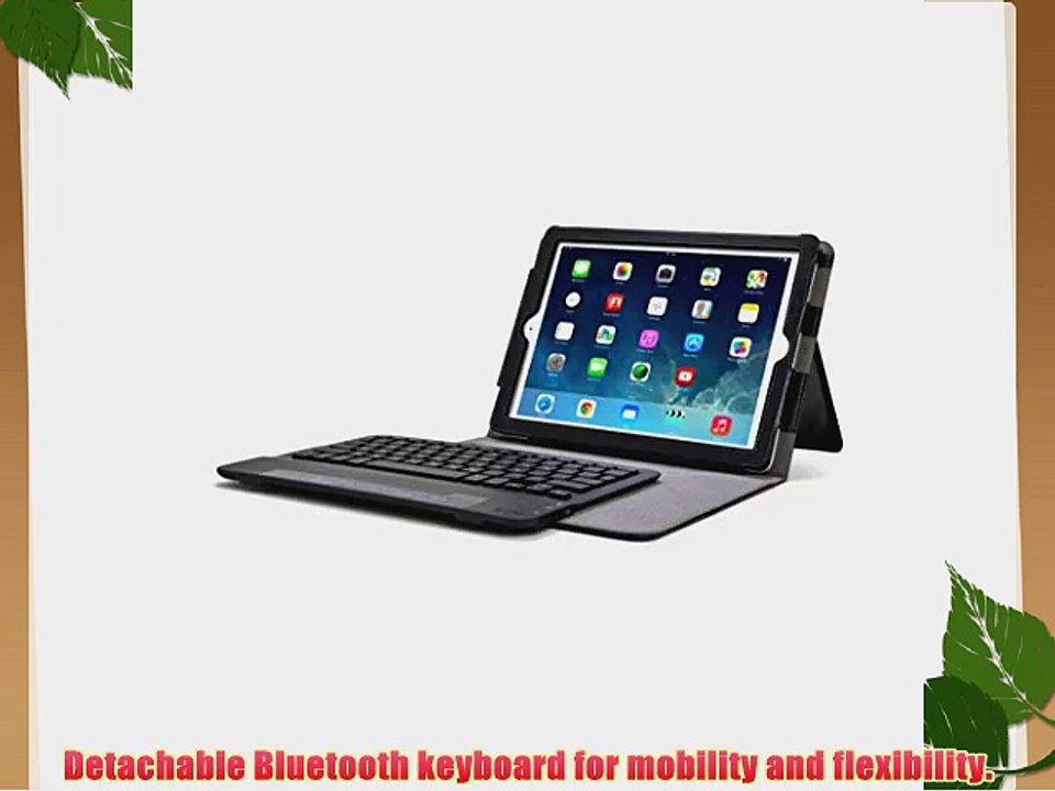 iLuv Professional Workstation Folio for iPad Air with Detachable Bluetooth Keyboard (AP5PROWBK)