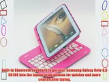 SUPERNIGHT 360 Degree Rotating Aluminum Cover Case with Build-in Bluetooth 3.0 QWERTY Keyboard