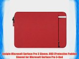 Incipio Microsoft Surface Pro 3 Sleeve ORD [Protective Padded Sleeve] for Microsoft Surface