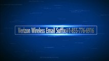 Verizon Wireless Email Suffix@1-855-776-6916