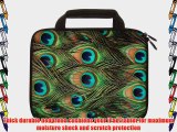 Designer Sleeves Peacock Tablet Sleeve with Handles for iPad 2/3/4 and 8.9-10-Inch Tablets