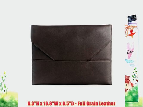 iPad Envelope - Chocolate Brown Leather (brown) - Full Grain Leather