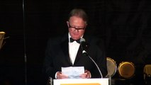 Worldfund 2011 Gala: Woods Staton presents award to Emilio Azcárraga Jean of Televisa