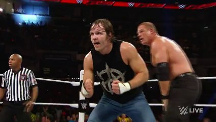 Dean Ambrose vs Kane- Raw_ June 22_ 2015