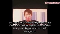 SungGyu'dan Lovelyz mesajı [Türkçe Altyazı - Turkish Sub]