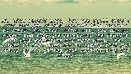 Why Article Writing Can Be Good For Your Business And For You