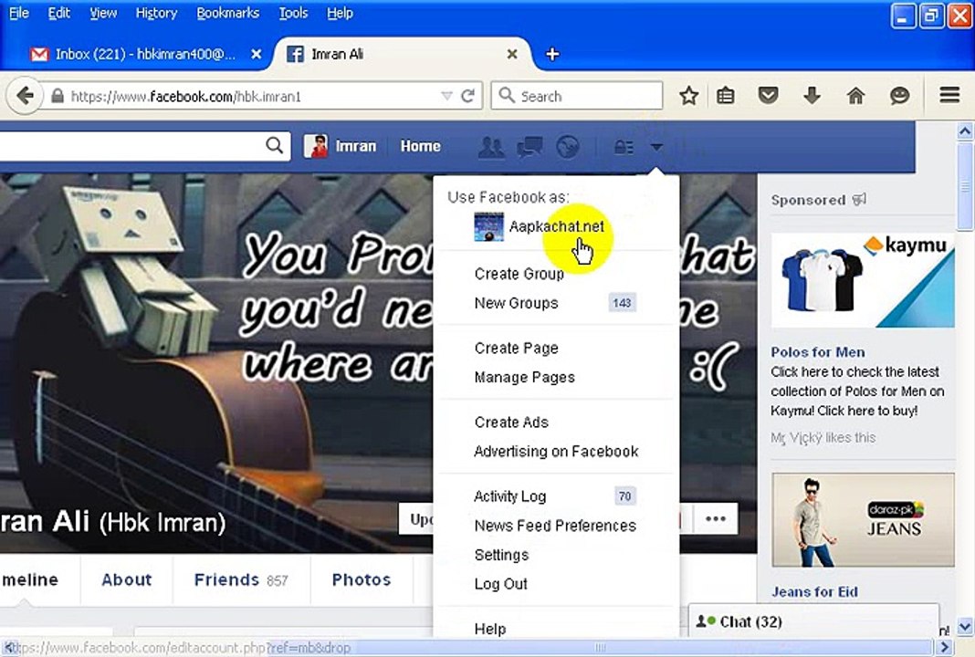How to secure facebook account