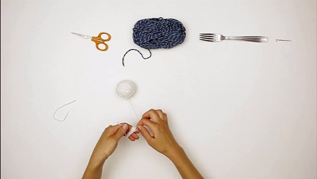 Machen Sie einfach Pompons