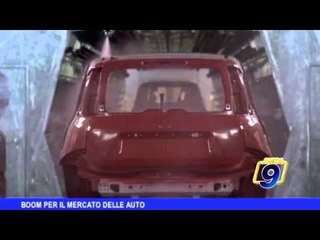 Boom per il mercato delle auto