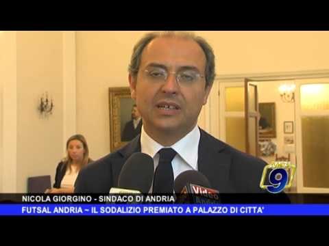 FUTSAL ANDRIA | Il sodalizio premiato a Palazzo di Città