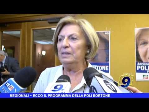 REGIONALI | Ecco il programma della Poli Bortone