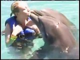 Swimming with dolphins in Jamaica