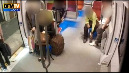 L'agression hyper-violente d'un policier à la gare du Nord en video
