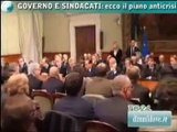 Governo e Sindacati: ecco il piano anticrisi.