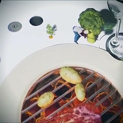 Restaurant'da sanal sunum